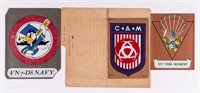 3 ORIGINAL WWII INSIGNIA PATCH ART