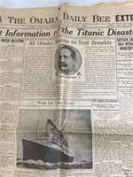 Omaha Newspapers from April 1912 - Titanic news +