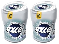 Excel Polar Ice Sugar-Free Gum Bottle Lot of 3,