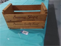 Sunny Slope Peaches Crate