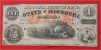 186- $1 State of Missouri Note