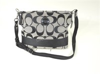 Coach - Signature Jacquard Fabric Shoulder Bag