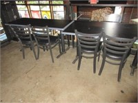 2 Tables 4 Chairs 58x30 & 58x24