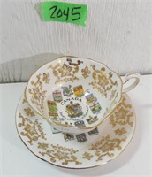 Vintage Paragon Fine Bone China Tea Cup & Saucer
