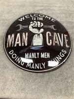 Man Cave Button   Approx. 16" Diameter