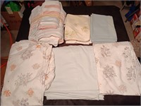 Lot Of King Size Sheets and Pillow Cases. Clean.
