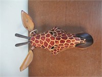 Wooden Giraffe Mask