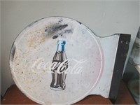 Coke Metal Sign Double Side