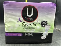 U by Kotex 24 maxi pads - extra heavy overnight