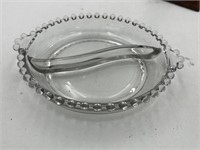 Candlewick Relish Imperial Glass co. Relish dish