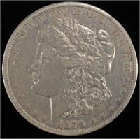 1879-CC CAPPED DIE MORGAN DOLLAR XF