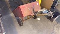 Metal Cart on wheels, 23 x 42