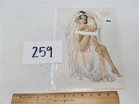 Vintage Vargas nudie prints