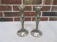 Pair of Godinger Candle Holders