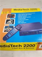 Media Tech 2200 Cable Box & Remote