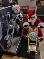 Frosty & Santa Motorcycles & Other Holiday Decor