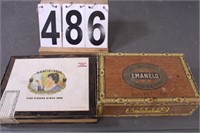 2 Vintage Cigar Boxes