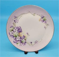 Hand Painted Bavarian Z. S & Co. Purple Lilacs Col