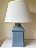 Slate Blue Ceramic Table Lamp