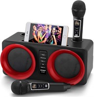 NEW ALPOWL Karaoke Machine with 2 mic