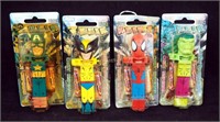 4 Vintage Mighty Marvel Smarties Candy Dispensers
