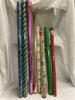 Lot Of 8 Rolls Of Wrapping Paper
