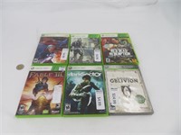 6 jeux de Xbox 360 dont Dark Sector