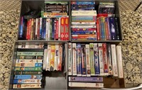 3 Drawers DVDs and 1 Box VHS Tapes