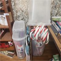 Rubbermaid Totes - Christmas Wrap, Gift Bags,