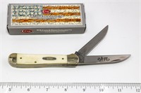 Case Folding Copperhead Knife Natural Bone Smooth