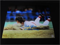 PETE ROSE SIGNED 16X20 PHOTO REDS COA