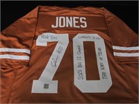 TEXAS CHRISTIAN JONES SIGNED JERSEY COA