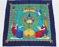 Hermes, "1789 Liberte Egalite Fraternite" Scarf