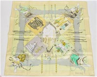 Hermes, "Le Carnaval de Venise" Silk Scarf