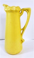 VTG Yellow American Pottery Pitcher.