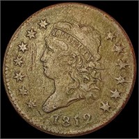 1812 Classic Head Large Cent NICELY CIRCULATED