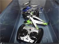 Two Remote-Control Gyro Helicopters