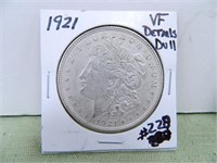 1921 Morgan Dollar – VF (Matte Finish)