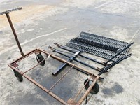 5 Grate Covers, Bicycle Rack, Flat Bed Trolley