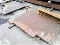 3 Pieces Steel Plate
