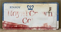 Vintage Enjoy RC Cola Wall Sign