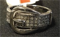 Sterling Silver Size 7 Belt Ring