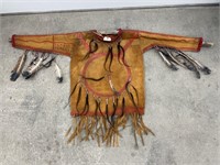 Native American Wall Hanging 64"L x 31"H