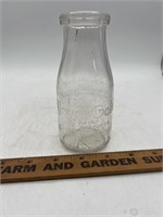 Vintage Klover Gold milk, bottle, Kalamazoo