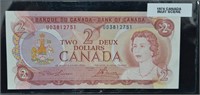 1974 CAD $2 Banknote Inuit Scene