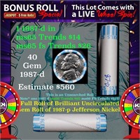 1-5 FREE BU Nickel rolls with win of this 1987-d S
