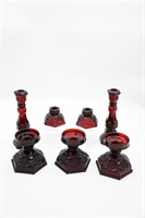 Avon Cape Cod Candle Holders