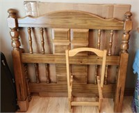 Lovely Headboard, Footboard & Rails for Full Size