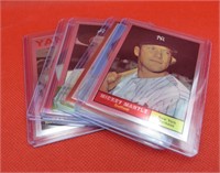 1996 Mickey Mantle Chrome Reprint Baseball Cards