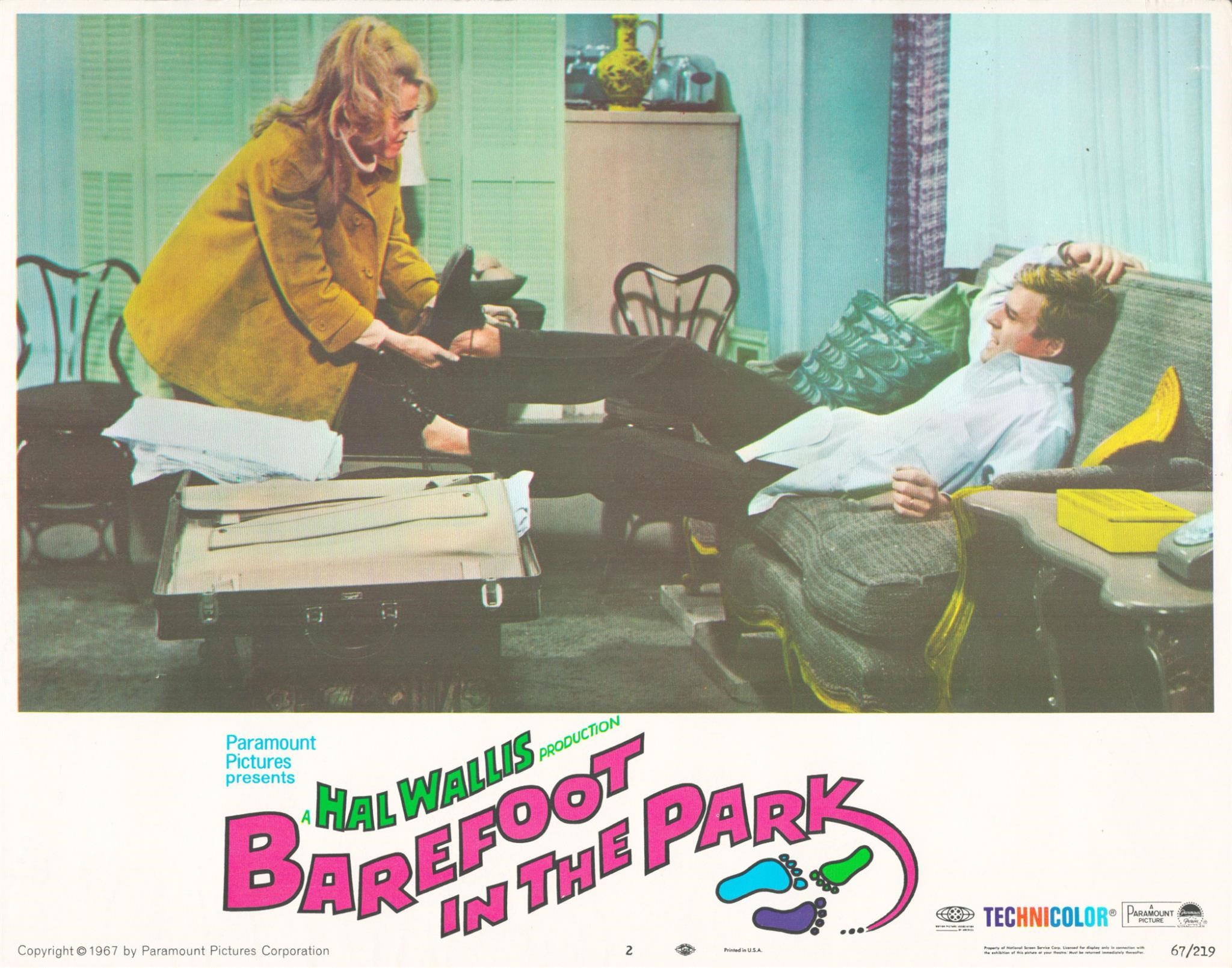 Barefoot in the Park 1967 original vintage lobby c